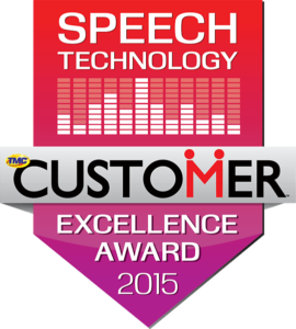 TMC Customer Speech Technology Excellence Award 2015-600