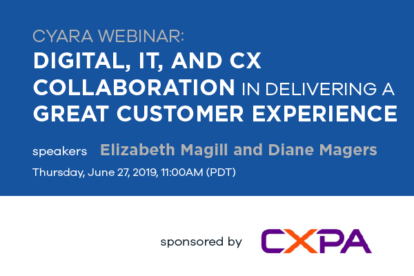 Webinar: Digital, IT, and CX Collaboration in Delivering a Great Customer Experience