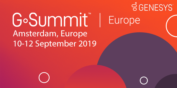 Genesys G-Summit 2019 Europe