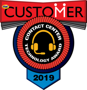 TMC Customer Contact Center Technology Award 2019