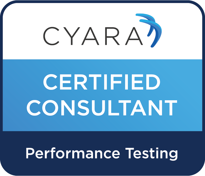 Cyara Certified Consultant badge-Performance Testing