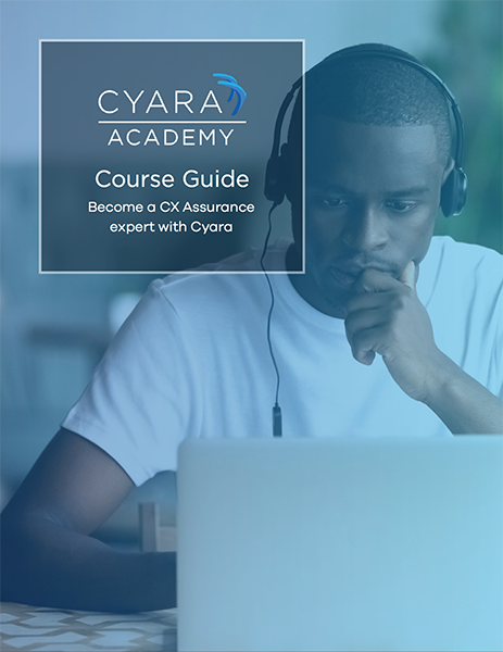 Cyara Academy Course Guide cover