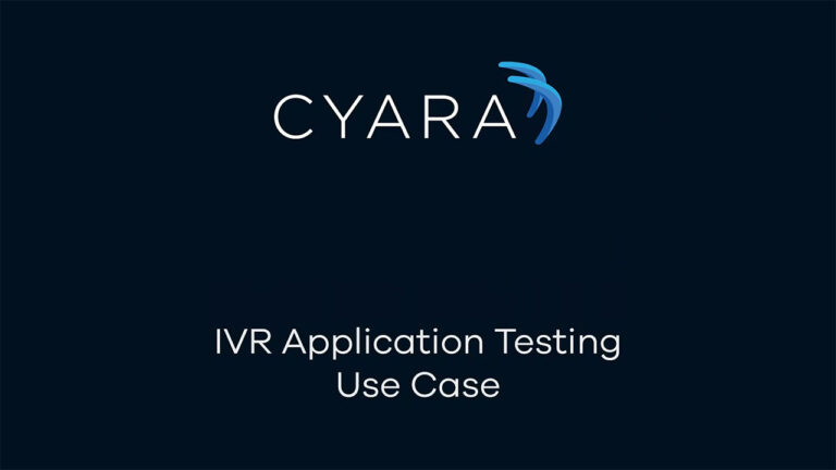 Training Video-IVR Application Testing Use Case