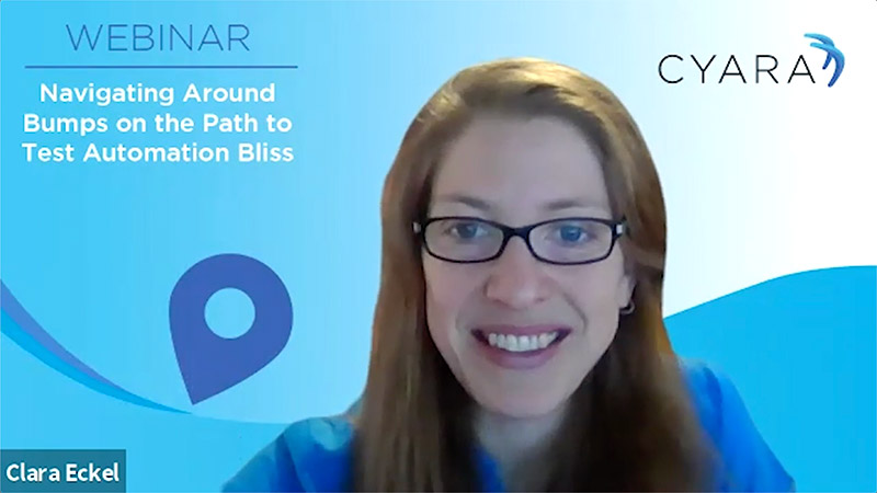 Webinar: Navigating around bumps on the path to test automation bliss