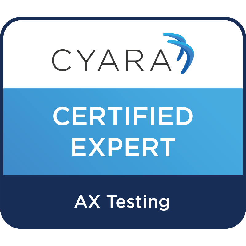 AX Testing badge