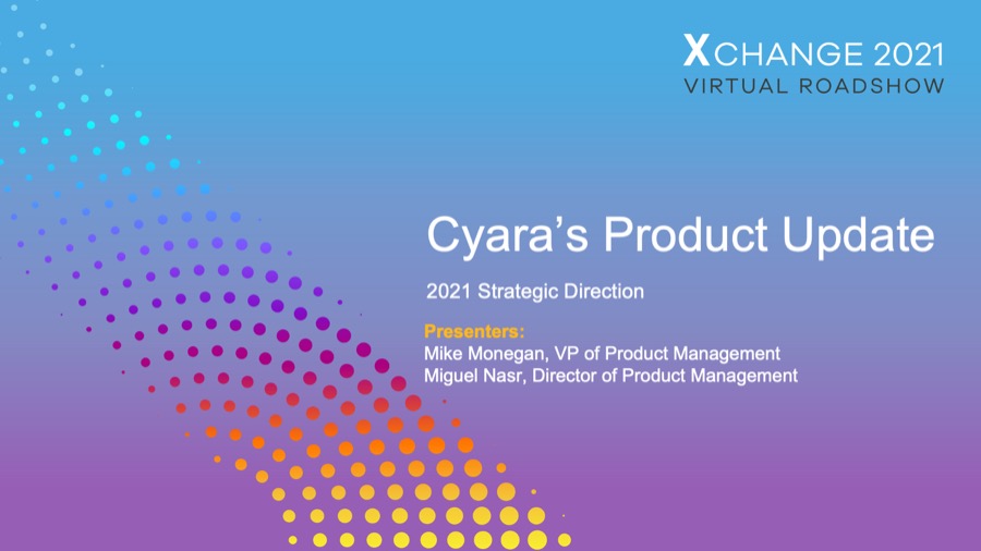 Xchange 2021 Roadshow - Roadmap-title
