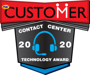 TMC CUSTOMER Contact Center Technology Award-2020