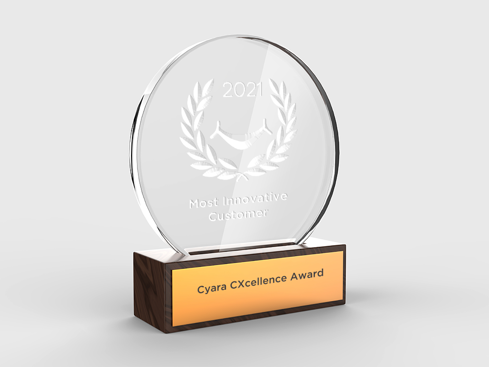 Cyara CXcellence Award