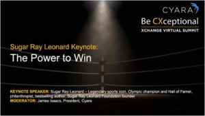 Xchange 2021-Sugar Ray Leonard Keynote-The Power to Win