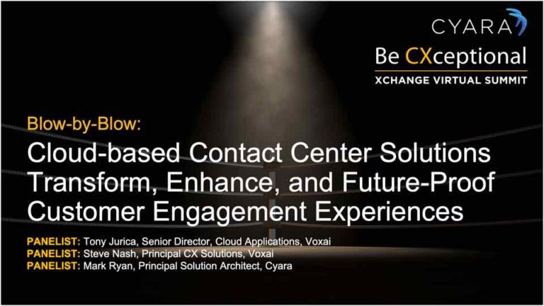 Xchange 2021-Cloud-based Contact Center Solutions Transform, Enhance, and Future-Proof Customer Engagement Experiences-Voxai