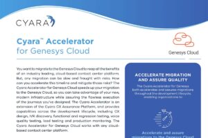 Cyara Accelerator for Genesys datasheet