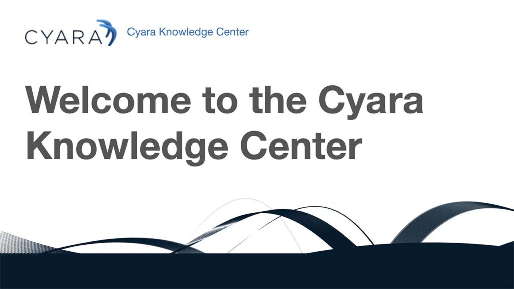 Centre de connaissances Cyara