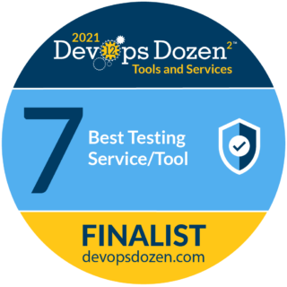 DevOps Dozen 2021 Finalist-Best Testing Service/Tool