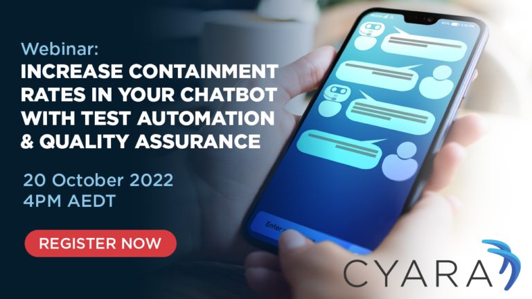 Webinar-Improve chatbot containment and deflection rates with test automation and quality assurance