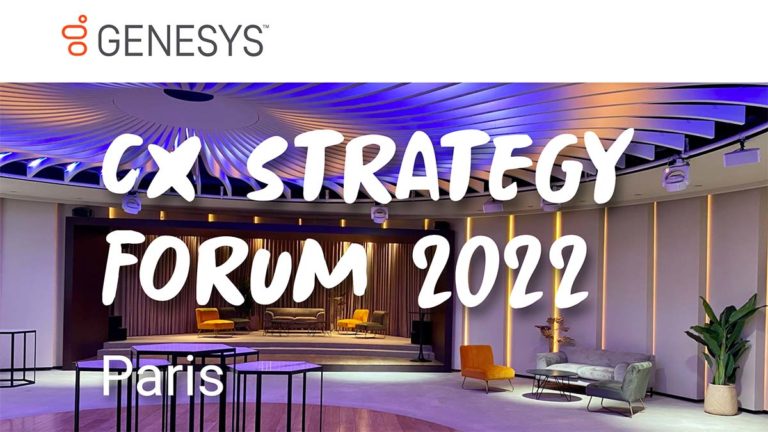 Genesys-CX Strategy Forum 24 Nov 2022 Paris