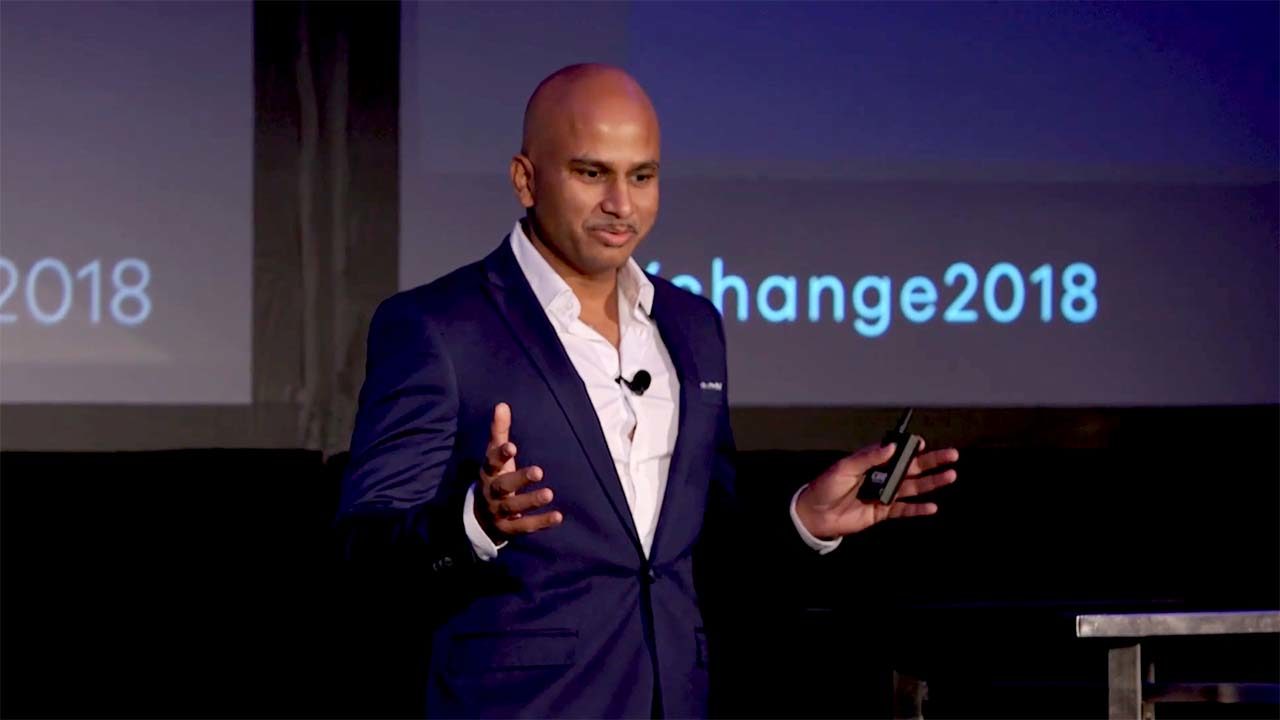 Alok Kulkarni speaking at Cyara Xchange 2018