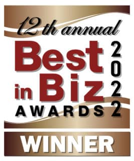 12th Annual Best in Biz awards 2022 bronze award winner