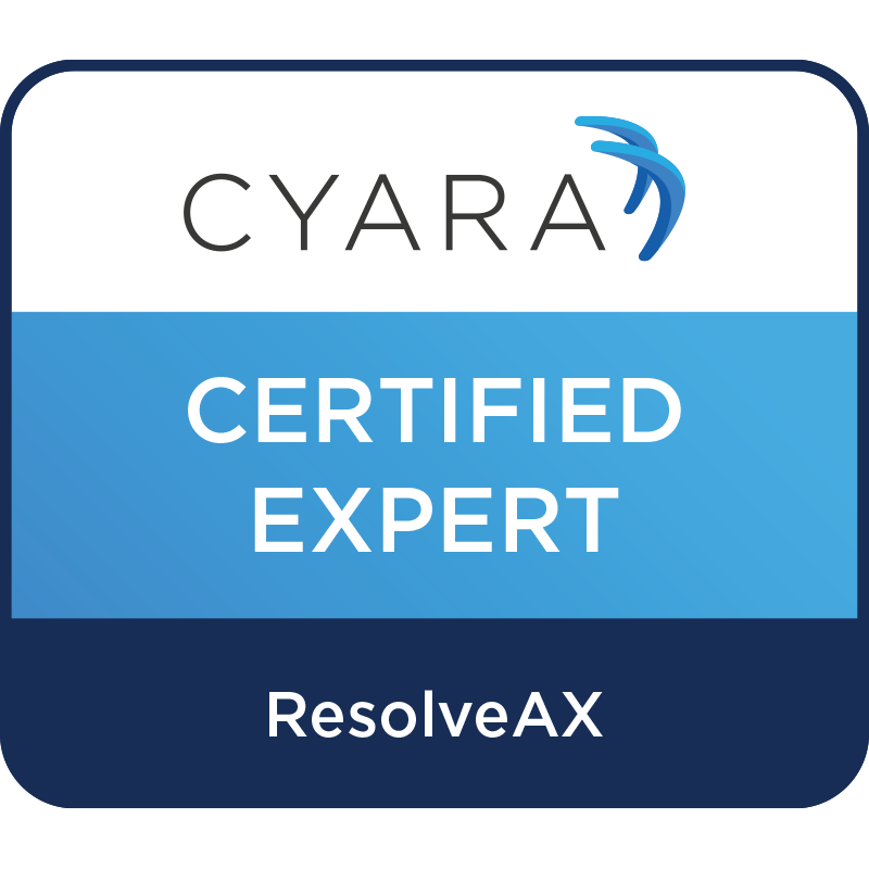 Cyara Certified Consultant badge-ResolveAX