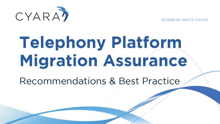 Telephony Platform Migration Assurance - Recommendations & Best Practice white paper from Cyara.
