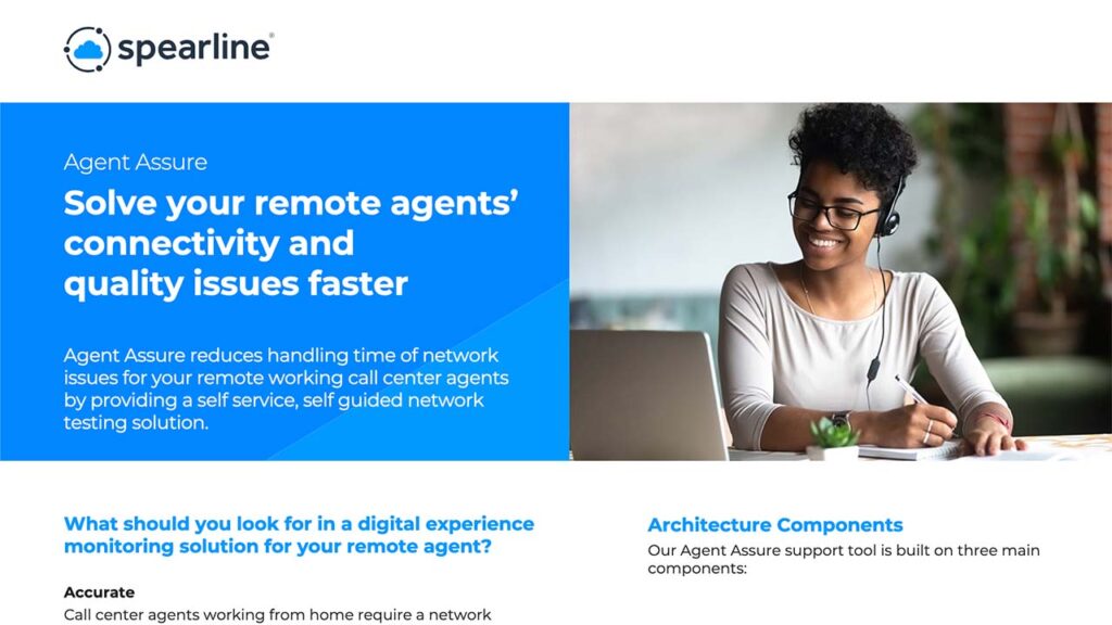 Spearline-Agent Assure-solve remote agent issues