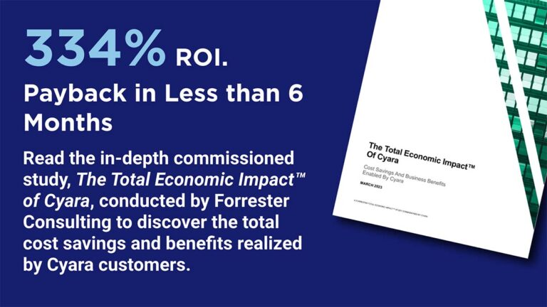 334 percent ROI, payback in less than 6 months - read the report