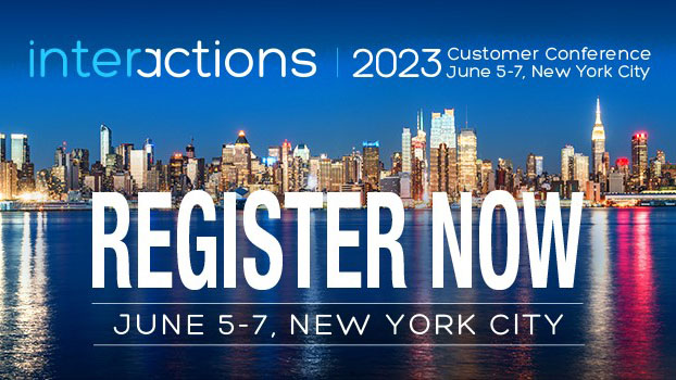 NICE Interactions June 5-7 2023, New York City