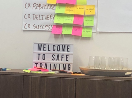 Welcome to SAFE Training sign