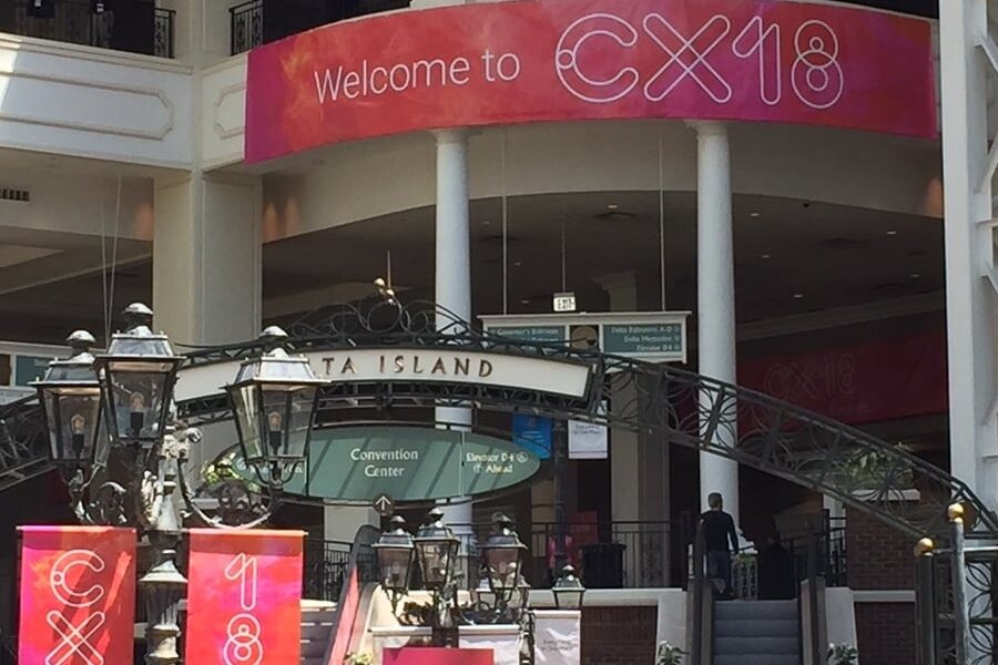 CX 2018 conference entrance