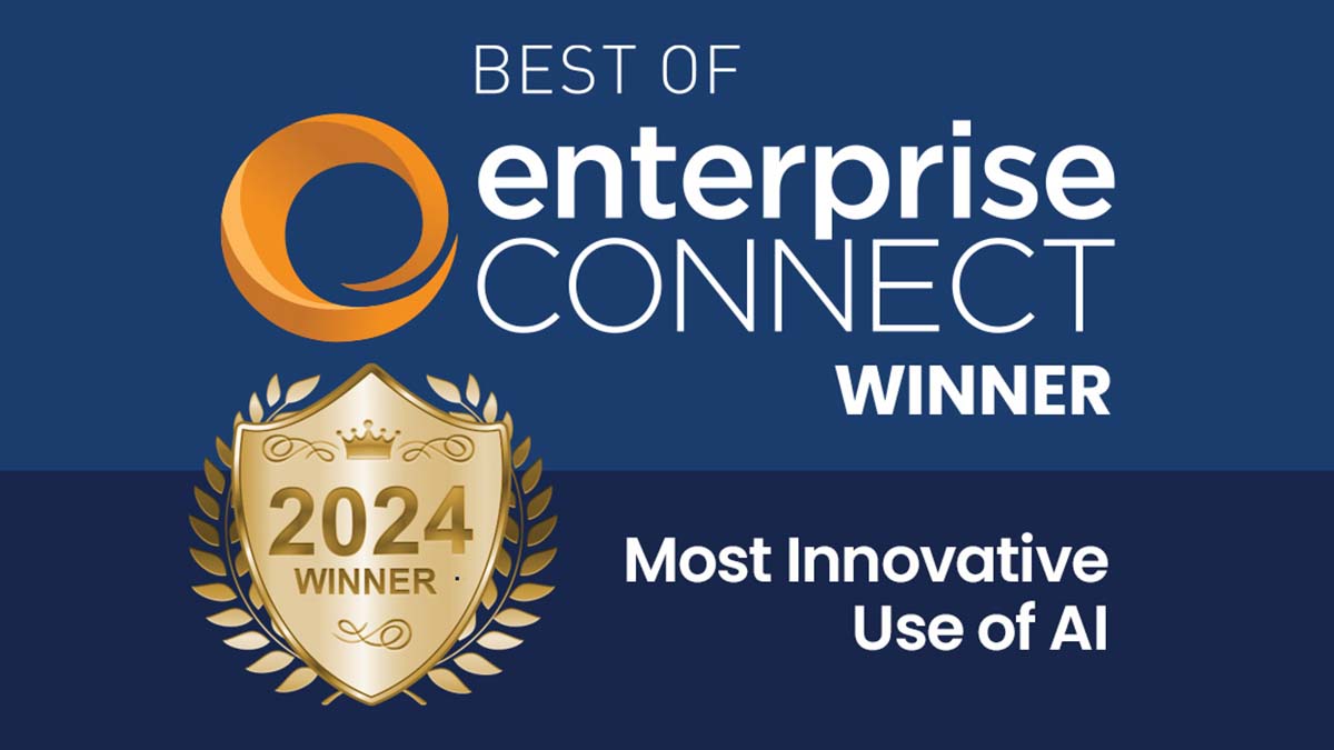 Best of Enterprise Connect 2024 Winner-most innovative use of AI