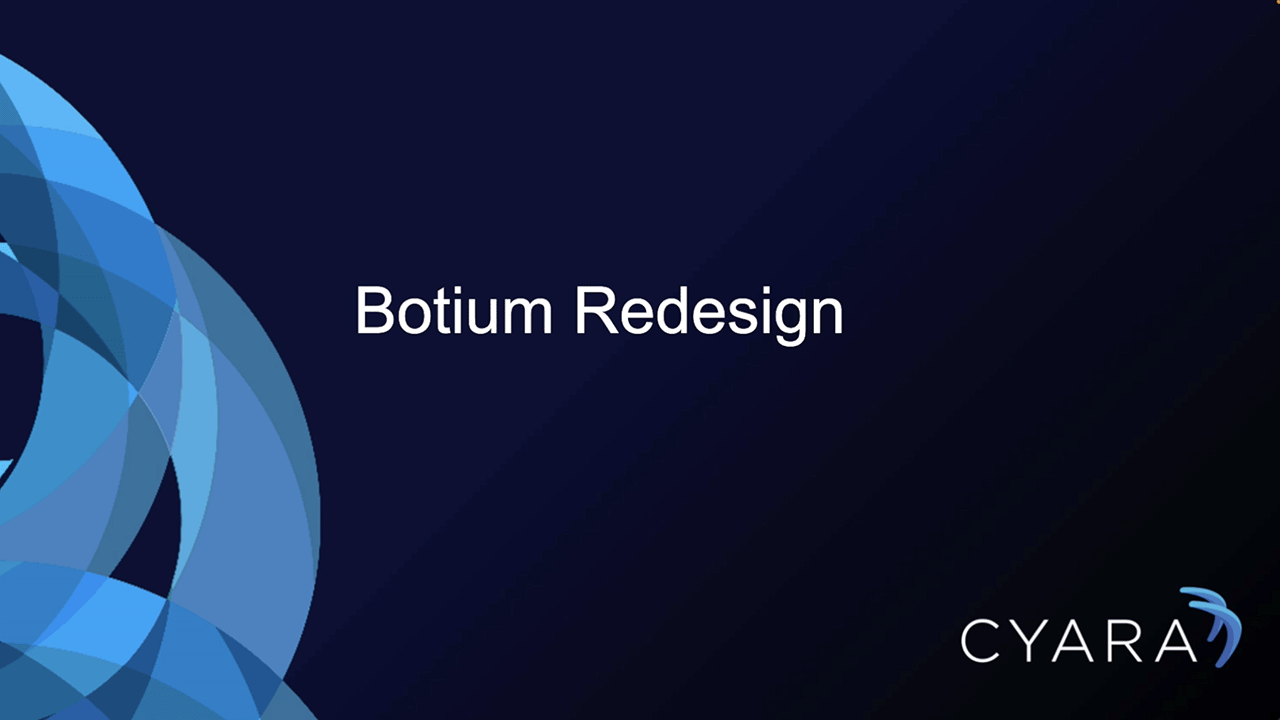 Botium Platform Redesign