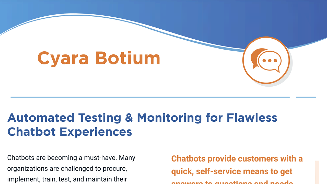 Cyara Botium datasheet