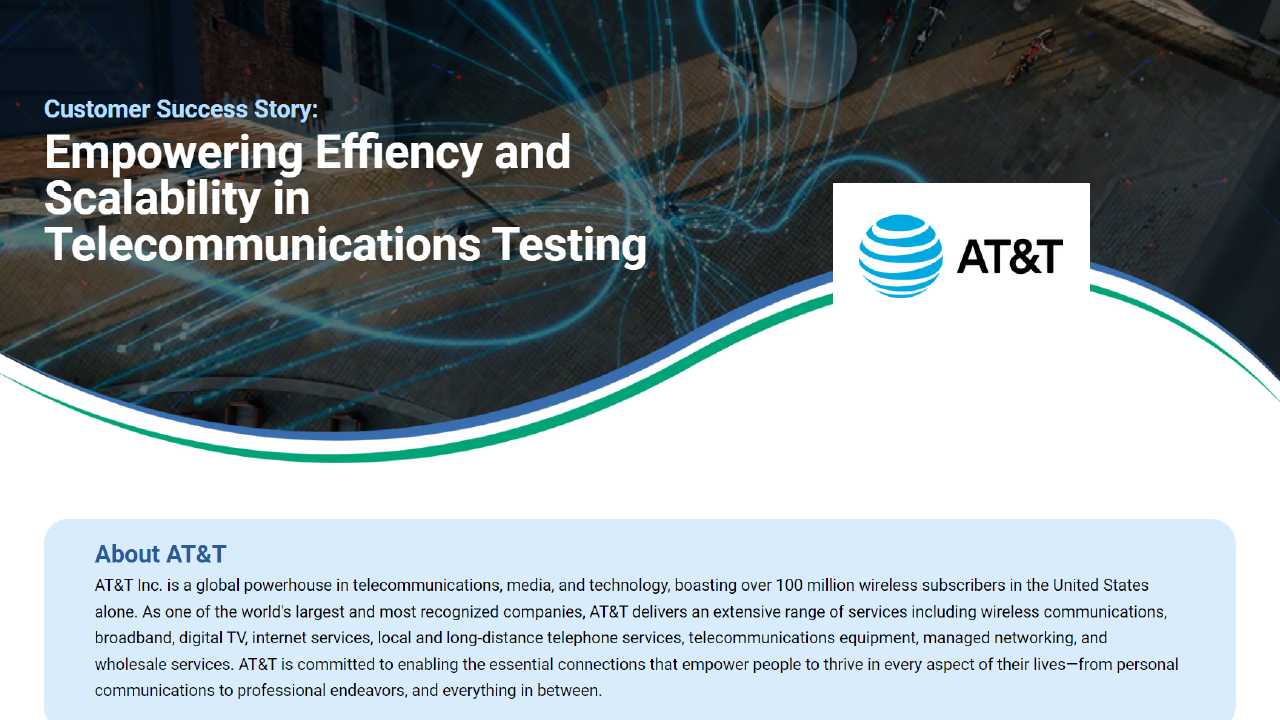 background image of random place in the city with blue glowing lights emiting from the sidewalk towards the sky and the viewer. With AT&T logo