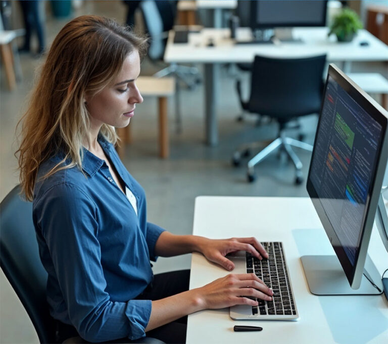 information worker in office