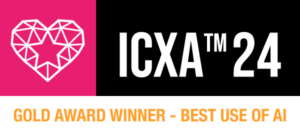 ICXA 24 Gold Winner Best Use of AI award