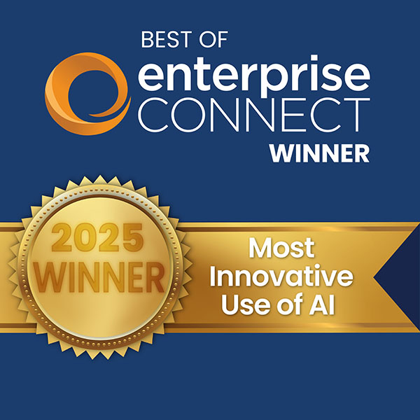 Best of Enterprise Connect 2025 Winner-most innovative use of AI