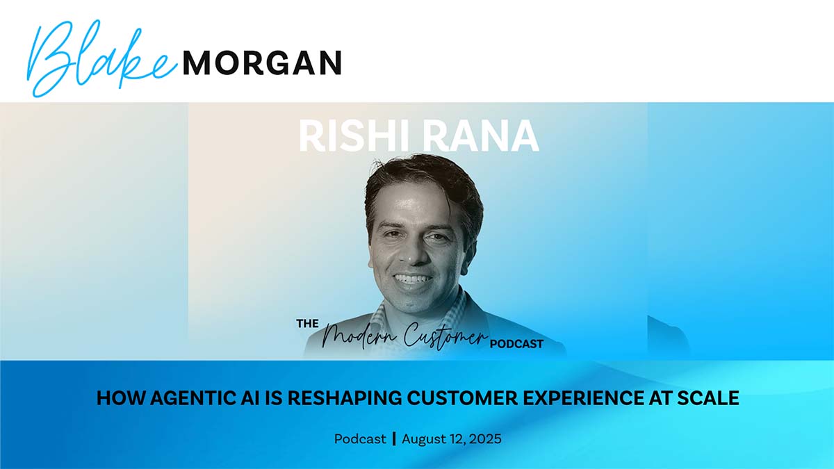 Blake Morgan-How agentic AI is reshaping CX at scale tile