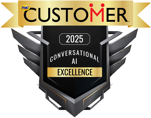 CUSTOMER Conversational AI Excellence 2025 award