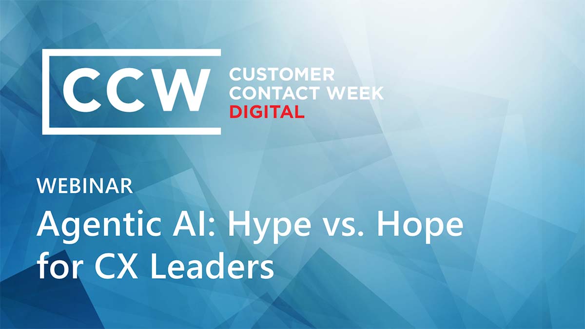 Webinar-Agentic AI - Hype vs Hope for CX Leaders