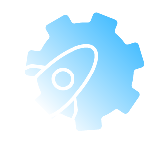 Gear with rocket