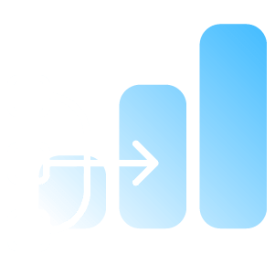 up-trending graph with convergence