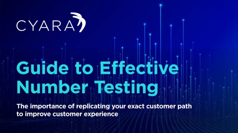 Cyara guide to effective number testing ebook